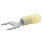 Insulated solderless terminal M3, 0.1 - 0.4 mm², fork-type