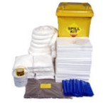 500 Litre Oil and Fuel Only Spill Kit in Wheeled Bin - LB - KIT18674