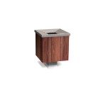 s72 Steel and Timber Litter Bin