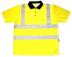 Polyester Polo Shirt Yellow
