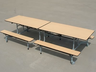 Bench School Dining Table