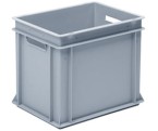 Grey Range Euro Container with Hand Holes - 30 litres (400 x 300 x 325mm)