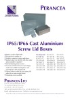 IP65/IP^^ Cast Aluminium Screw Lid Boxes