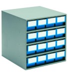 Storage bin cabinet 400 series range (400 x 400 x 395mm) 16 bins