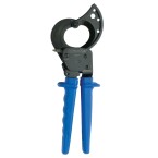 Hand-operated cutting tool for Cu and Al cables to 34 mm dia.