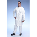 Tyvek Lab Coat&#44; Stud Front With Pockets