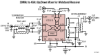 Ultra-Wideband High Linearity Mixer Has 50Ohm Matched Input from 30MHz to 6GHz