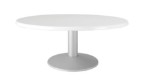 Frovi Wedge Silver &#123;Fusion&#125; Round Coffee Table