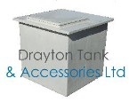 1020 Ltr Plain One Piece Open Top GRP Storage Tank