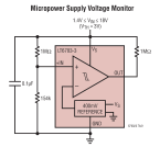 LT6703 - Micropower, Low Voltage Comparator with 400mV Reference