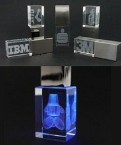 3D Crystal USB Memory Sticks