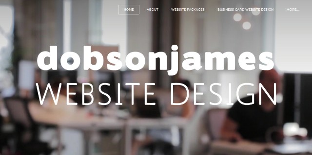 Dobsonjames Website Design