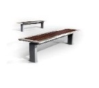 s30.2 Stainless Steel and Timber Bench