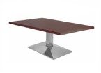 Frovi Wedge Chrome&#123;Accent&#125; Square Coffee Table