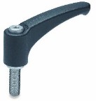 Adjustable Clamping Lever ERM Stainless Steel M12 x 40mm