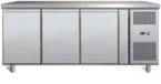 Cater-Cool CK0748 Stainless Steel 3 Door Freezer Counter