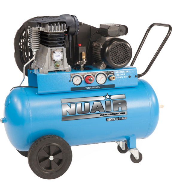 PRO Series Belt Driven Compressors NEW PRO pumps up to 3HP Low Noise