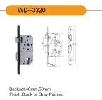 Brushed nickel stainless steel safe heavy duty door lock WD 3320