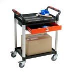 2 shelf trolley with drawer (Load capacity 100kgs)