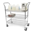 Eclipse Chrome Wire Basket Trolley with 2 or 3 Tiers