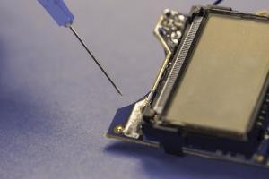 Silver Conductive, One Component Epoxy Cures at 80°C