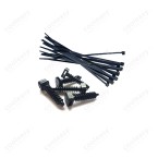 Black Cable Tie & Cable Tie Mounts 100