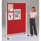 Double Sided Mobile Noticeboard