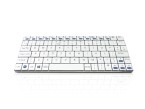 Accuratus Minimus - Minimalist Ultra Sleek Mini Bluetooth® Wireless Keyboard for PC - White