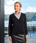 Women's button-through knitted cardigan