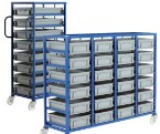 Tray Racks&#44; Plastic Container Handling & Basket Systems