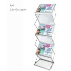 Double Sided Portable Literature Rack