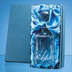 0.8ltr Blenheim Lead Crystal Full Cut Square Spirit Decanter Gift Set