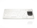 Accuratus K82F - USB Ruggedised Mini IP55 Keyboard with Touchpad - White