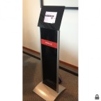 Tablet Floor Stand w/ Graphic Panel