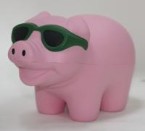Pig with Glasses Small Stress Shape