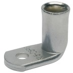 Angled tubular cable lugs for fine-stranded conductors, 35 mm², M6, 90° offset, Cu tinned