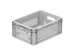 Basicline Range (400 x 300 x 170mm) Ventilated Euro Container with Hand Holes