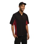 Colour by Chef Works Contrast Shirt - Black & Red - A952-XXL