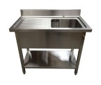 Empire Stainless Steel Single Sink with Drainer