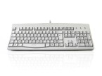 Accuratus 260 Lower Case - PS/2 Full Size Lower Case Professional Keyboard with Contoured Full Height Touch Typing Keys & Patented One Touch Euro Key - White