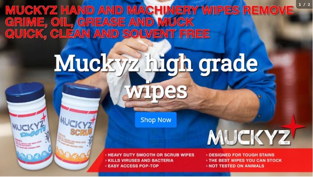 The Brand New Muckyz Smooth Industrial Wet Wipe