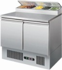 Cater-Cool PS200 2 Door Prep Counter With Gastro Well CK0407
