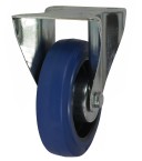 100mm Fixed Castor Rubber Tyre Whl - 150kg