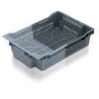 180 Degree Euro Stacking and Nesting Ventilated container 18 Litres (600 x 400 x 117mm)