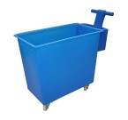 Wheeled Plastic Container Truck (200 Litres) with Plastic Handle