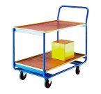 Trolley with 2 Plywood Shelves (Capacity 150kg)