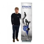 800mm Wide Tensioned Banner Stand