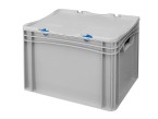 Basicline Euro Container Cases (400 x 300 x 285mm) with Hand Holes