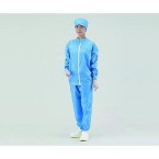 As One Corporation ASPURE Clean Jacket SSJB-D L Blue 2-5188-05 - Jackets / pants ASPURE&#44; for cleanroom&#44; Polyester&#44; with pockets