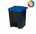 30 Litre Pedal Bins With Coloured Lids